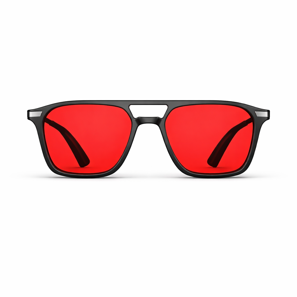 Premium Blue Light Blocking Glasses  Retro 70S Design - Easier Sleep and Migraine Relief