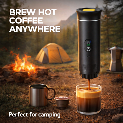 Flow State Portable Espresso 3-In-1 Capsule Coffee Maker for Car & Home Camping